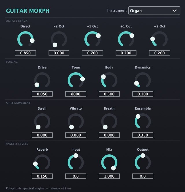 GuitarMorph interface