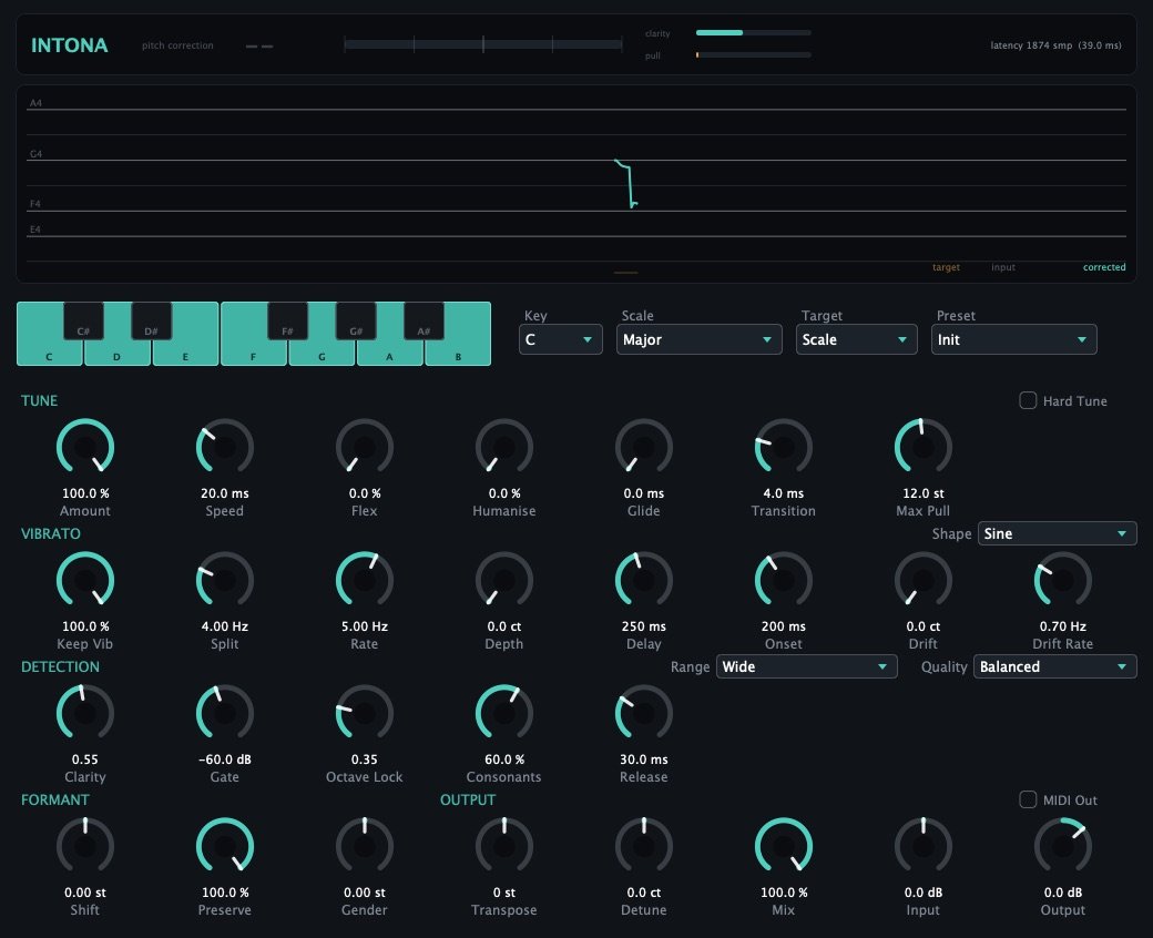 Intona interface