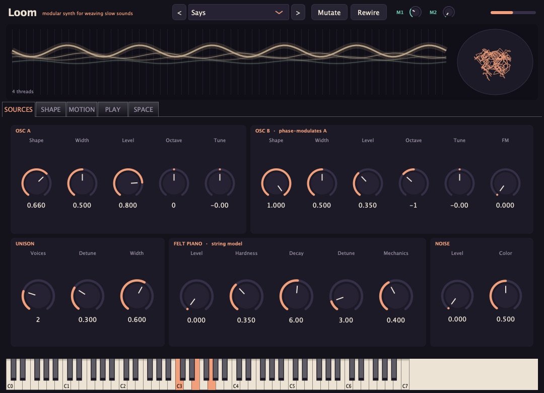 Loom interface