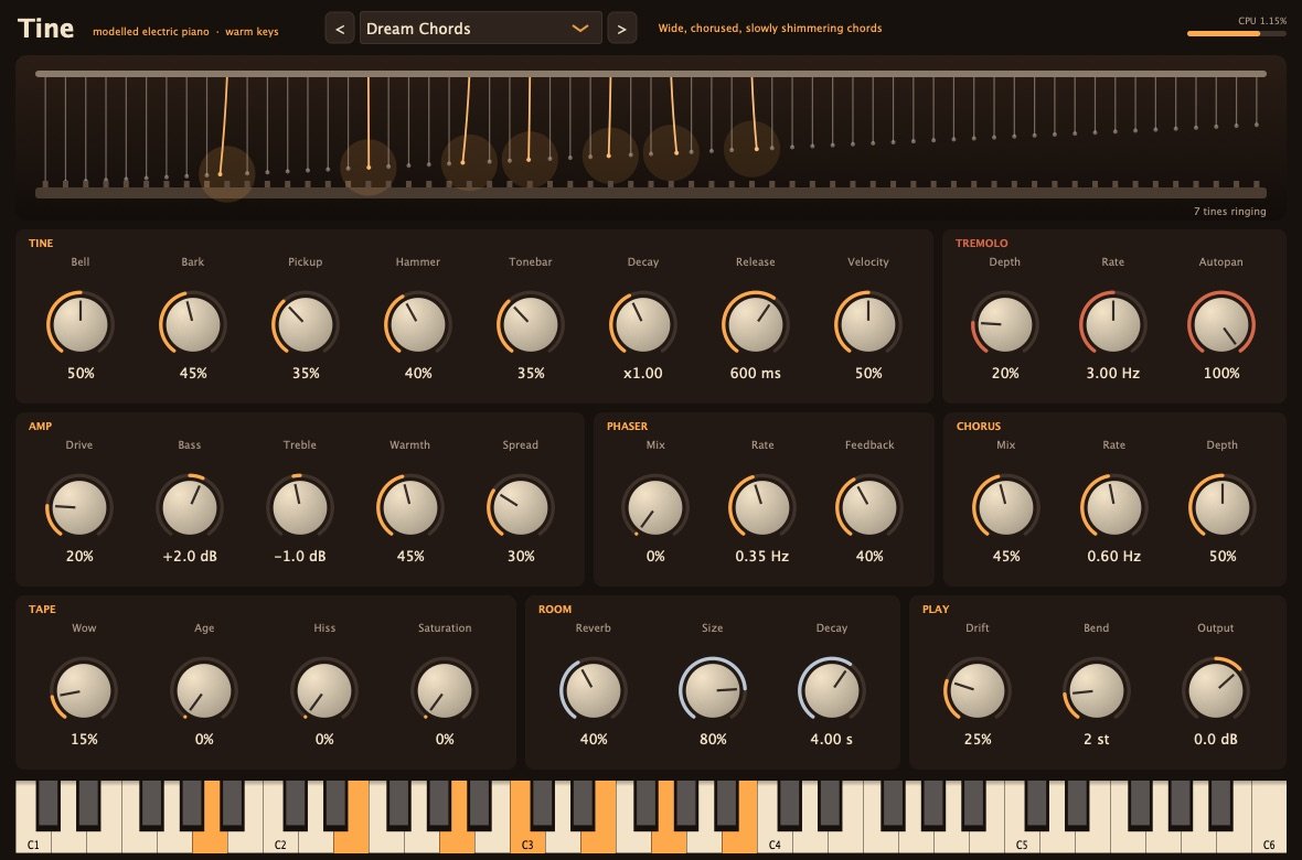 Tine interface